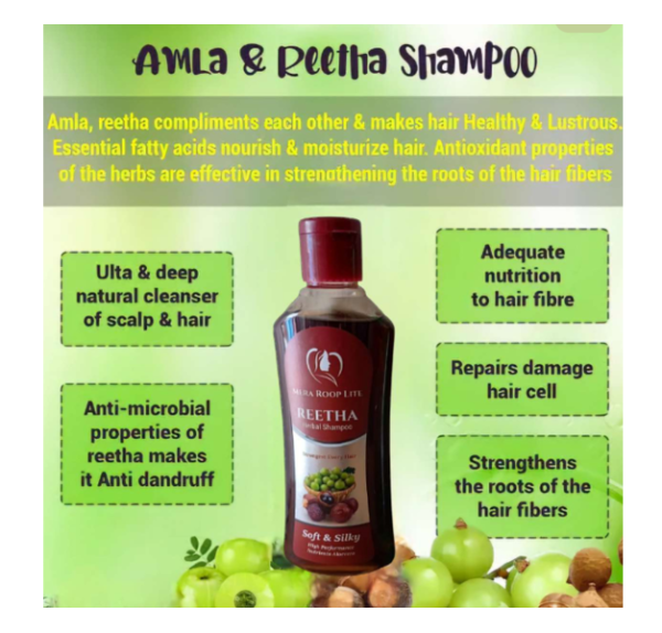 MERA ROOP LITE AMLA REETHA SHAMPOO 200ML - Image 2