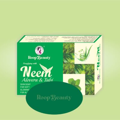 Roop Beauty Neem Aloevera & Tulsi Soap 75GM (PACK OF 2)